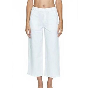LIKE NEW PISTOLA sophia wide leg utility pant in le blanc